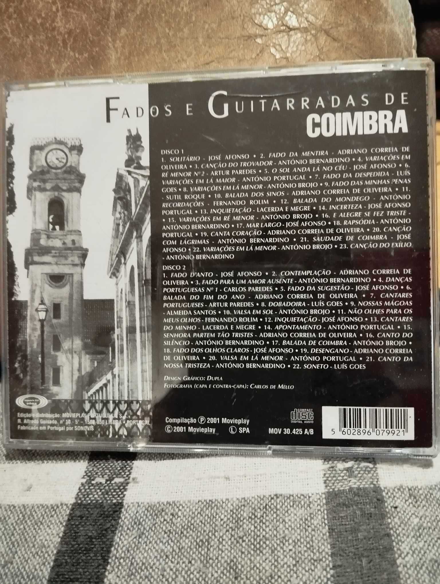 CD - Fados e Guitarradas de Coimbra