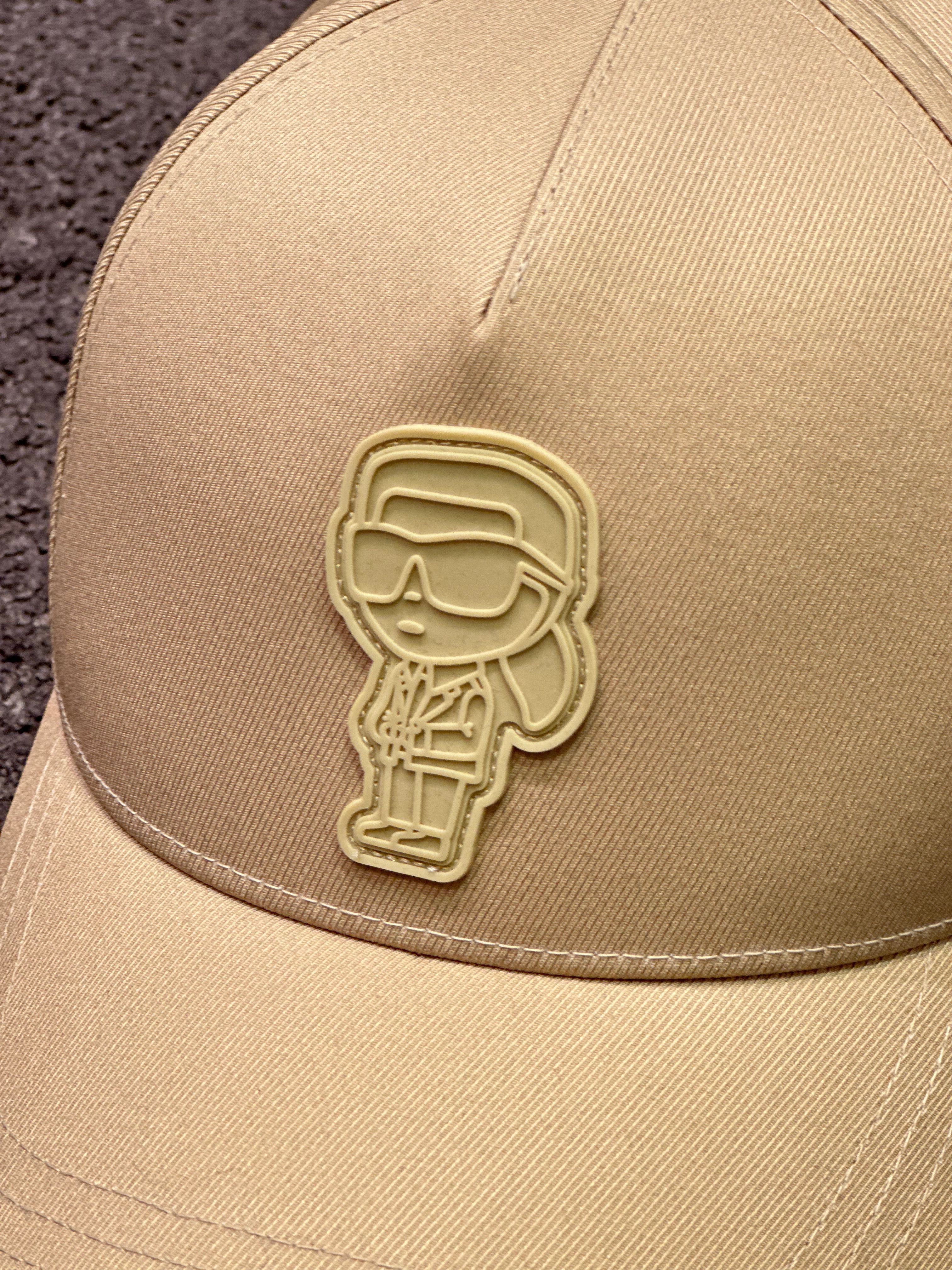 Beżowa kremowa czapka z daszkiem Karl Lagerfeld nowa oryginalna metka