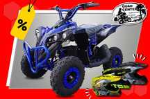 Mini Quad ATV ELEKTRYCZNY 1000W 36V Lampa Model Bombardier