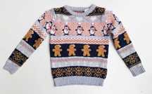 Sweter Świąteczny 104 110 cm 4 5 lat Star Wzory