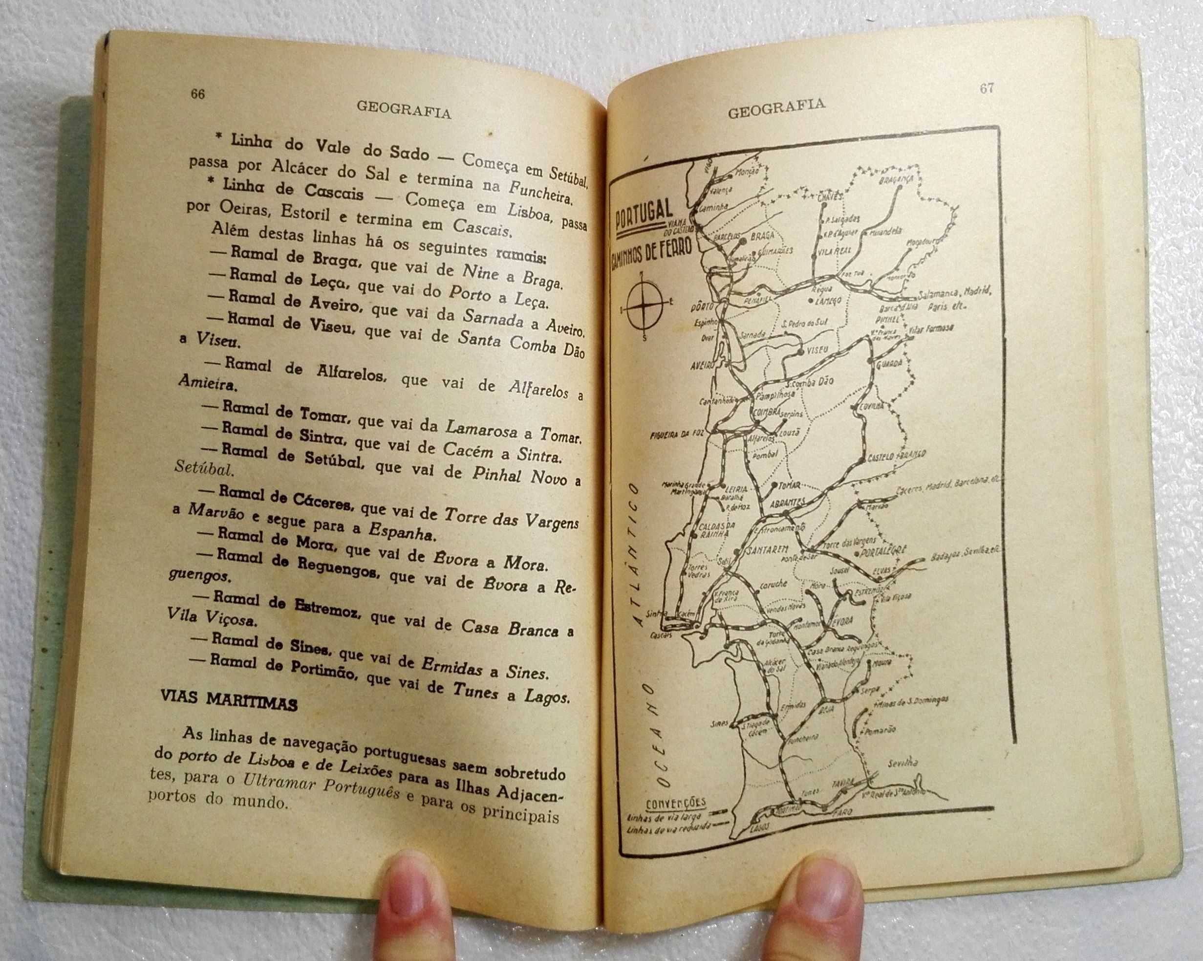 Caderno Geografia - Ensino Primário (mui antigo)