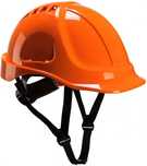 Kask ochronny 6-pkt PS55 POMARAŃCZOWY wentylowany Hełm ABS 4-pkt pasek