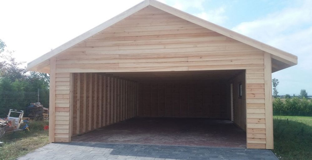 Garaż wiata konstrukcja szkieletowa