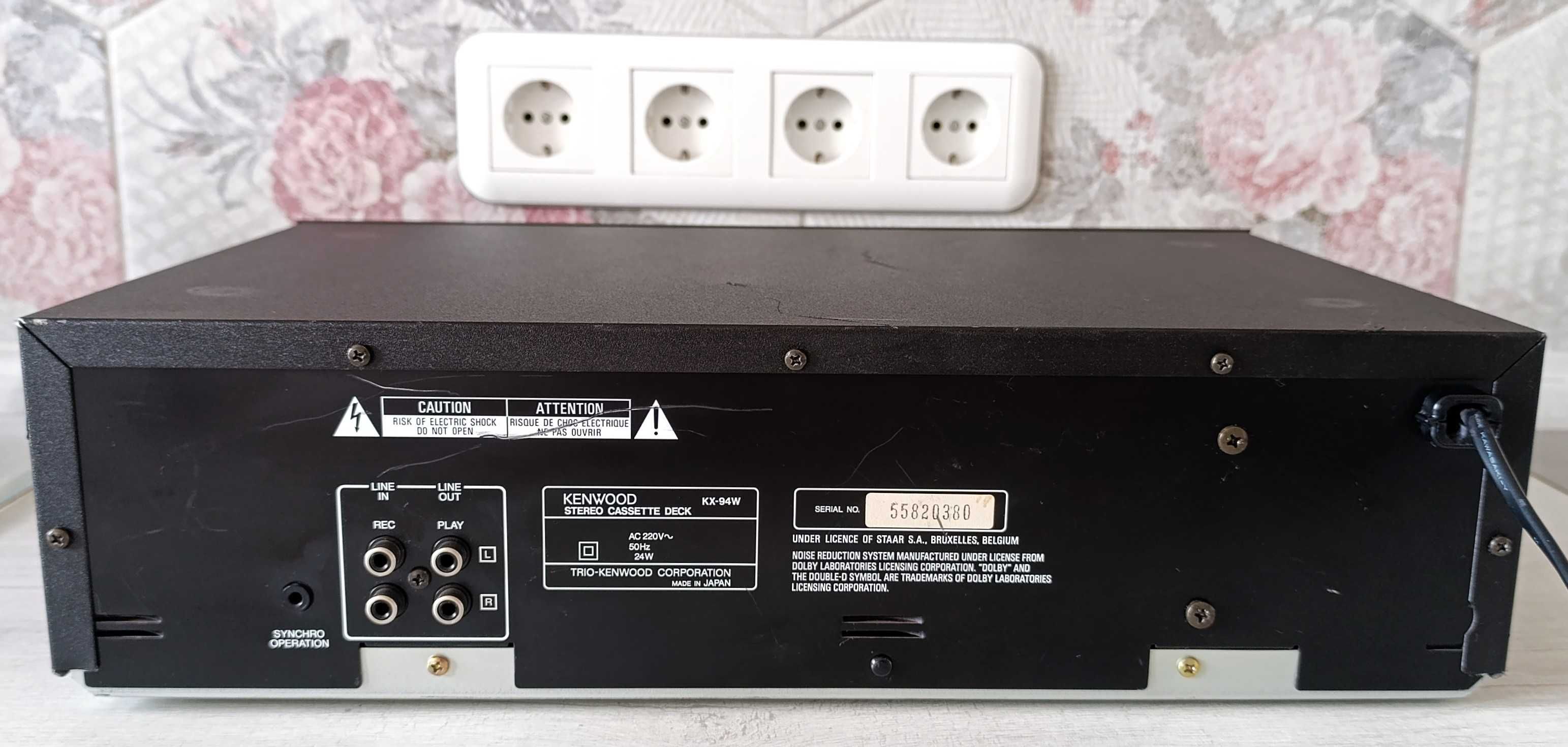 Кассетная дека Kenwood KX-94W.