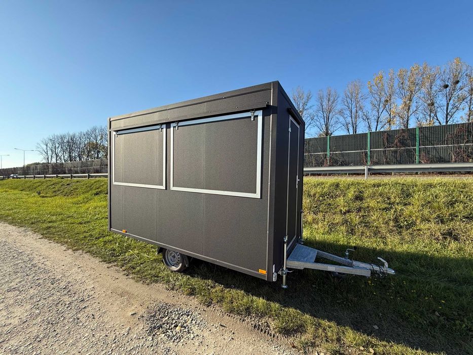 Przyczepa gastronomiczna FoodyWheel 3,5x2m Food Truck DOSTĘPNA OD RĘKI