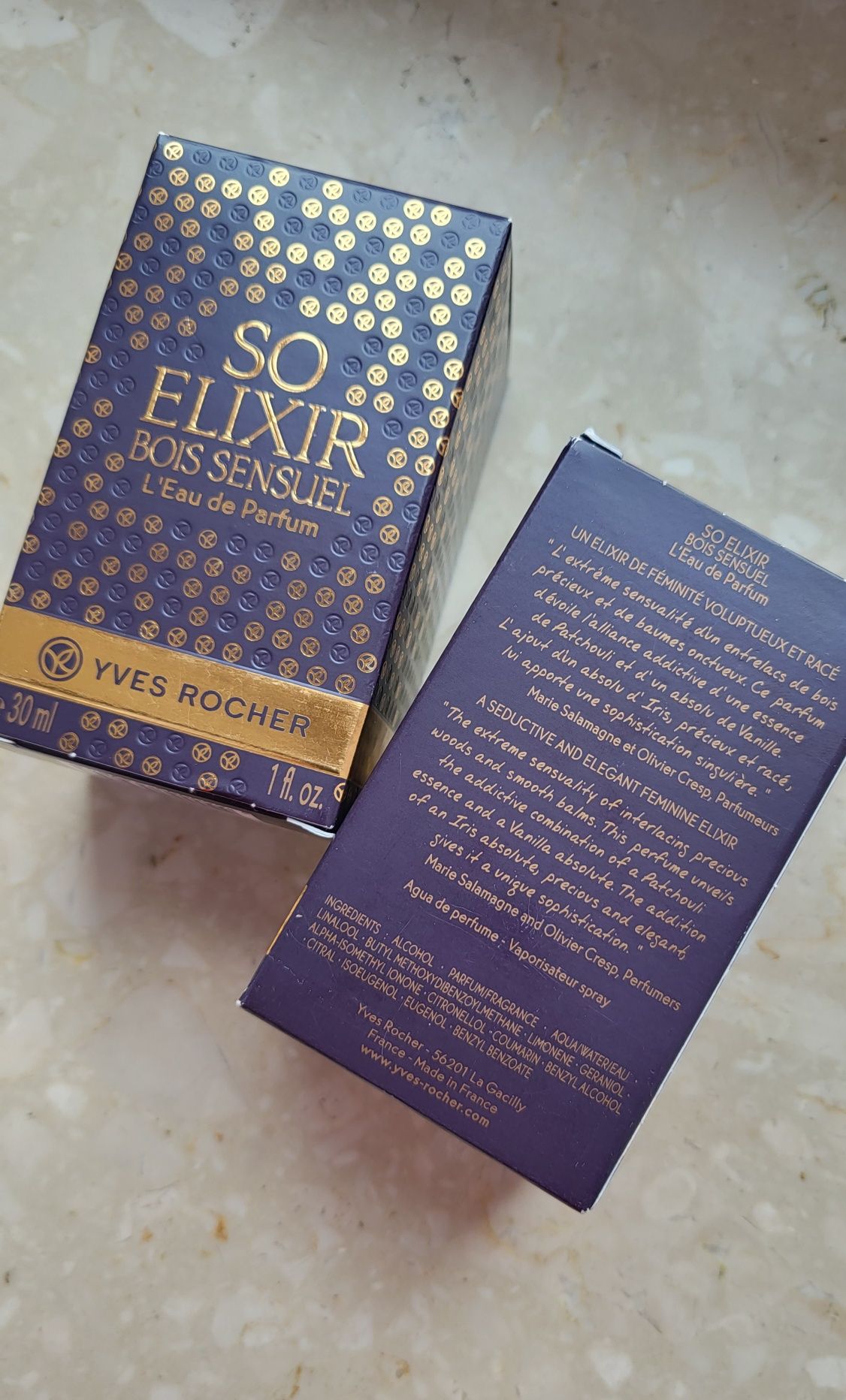 2 x So Elixir Bois Sensuel Yves Rocher unikatowe perfumy