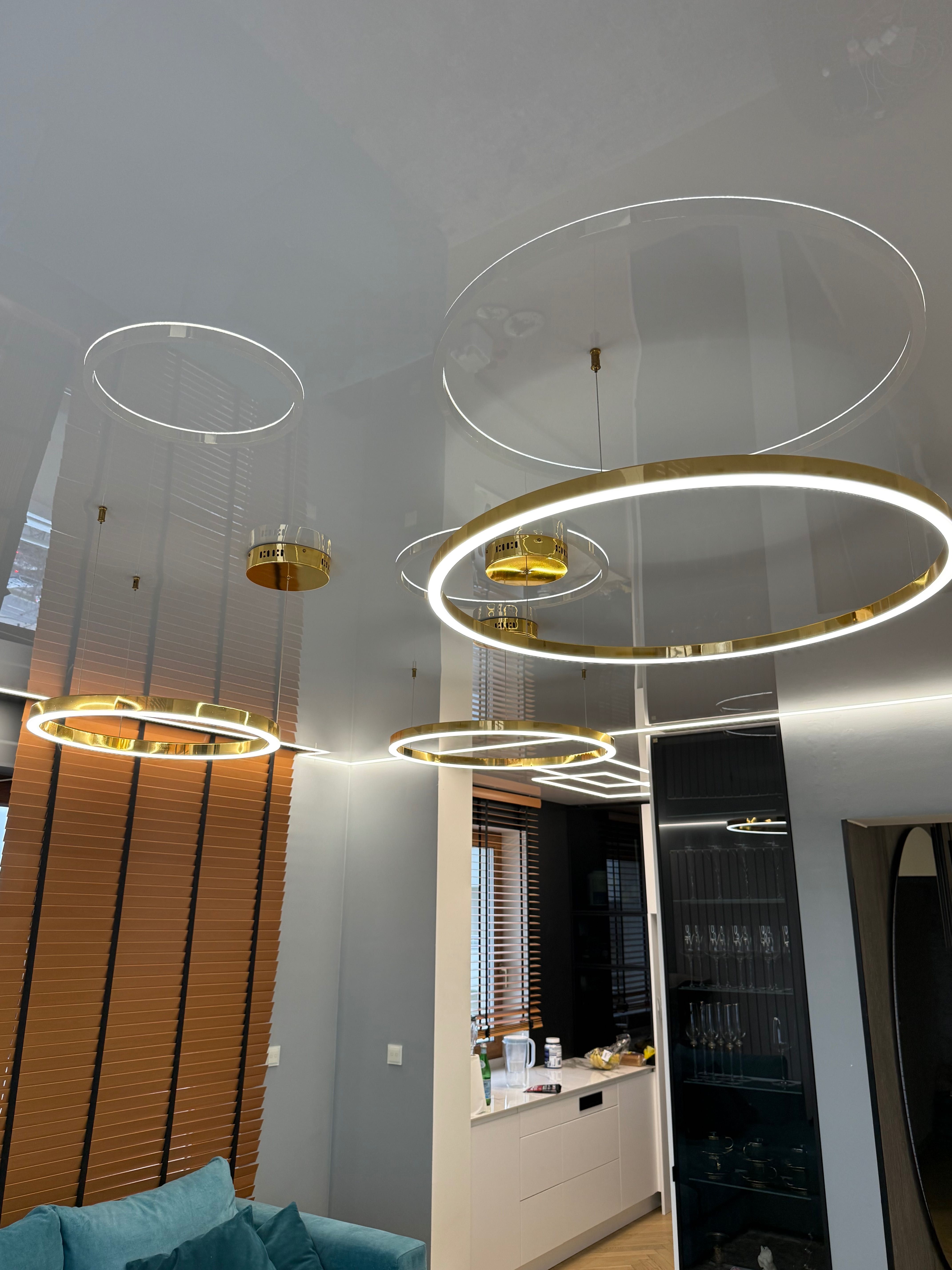 LAMPA LED sufitowa Ring wisząca -   używane