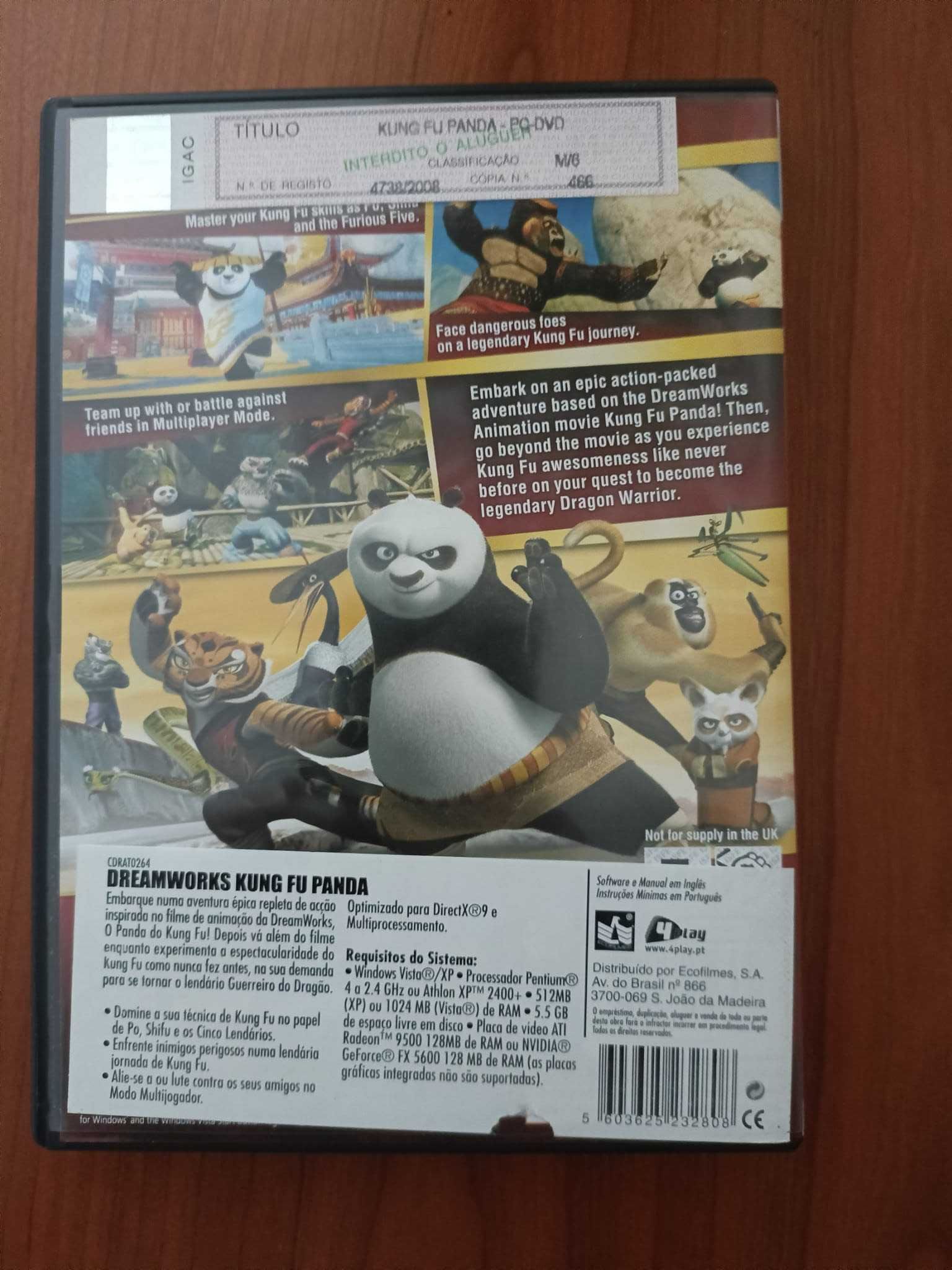 Jogo Kung Fu Panda PC