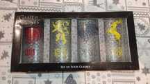 Conjunto de 4 copos Game of Thrones
