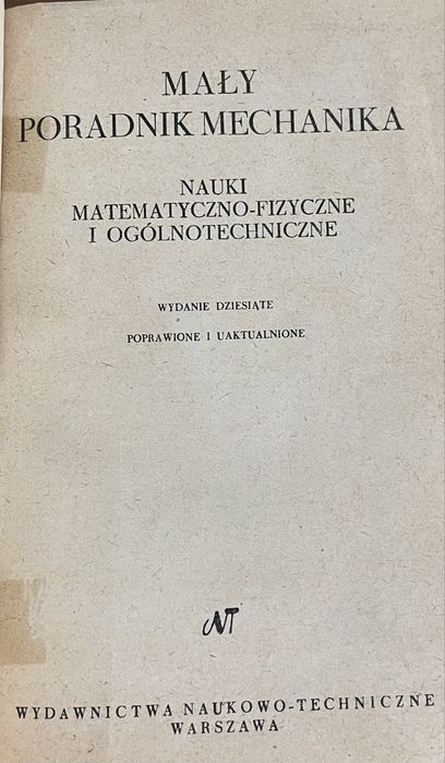 Maly poradnik mechanika