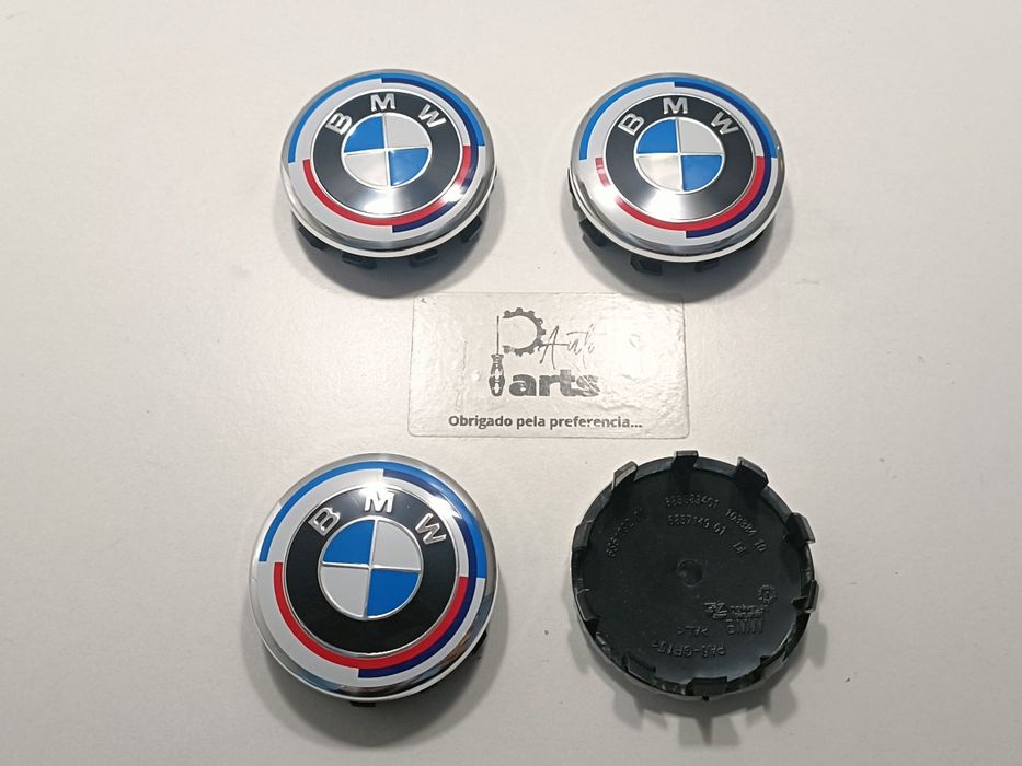 Centros de jante BMW 50° Aniversário 56mm