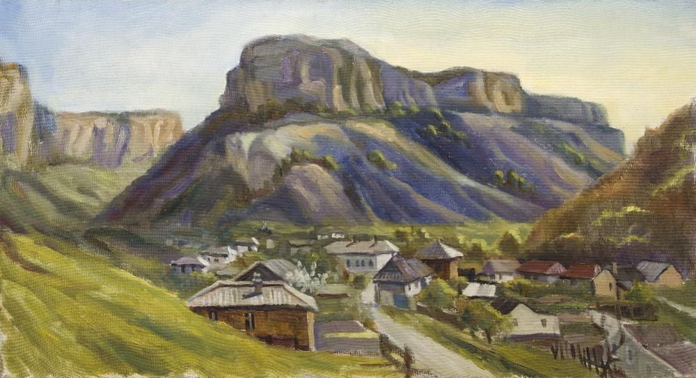 Картина "Бахчисарайские горы"