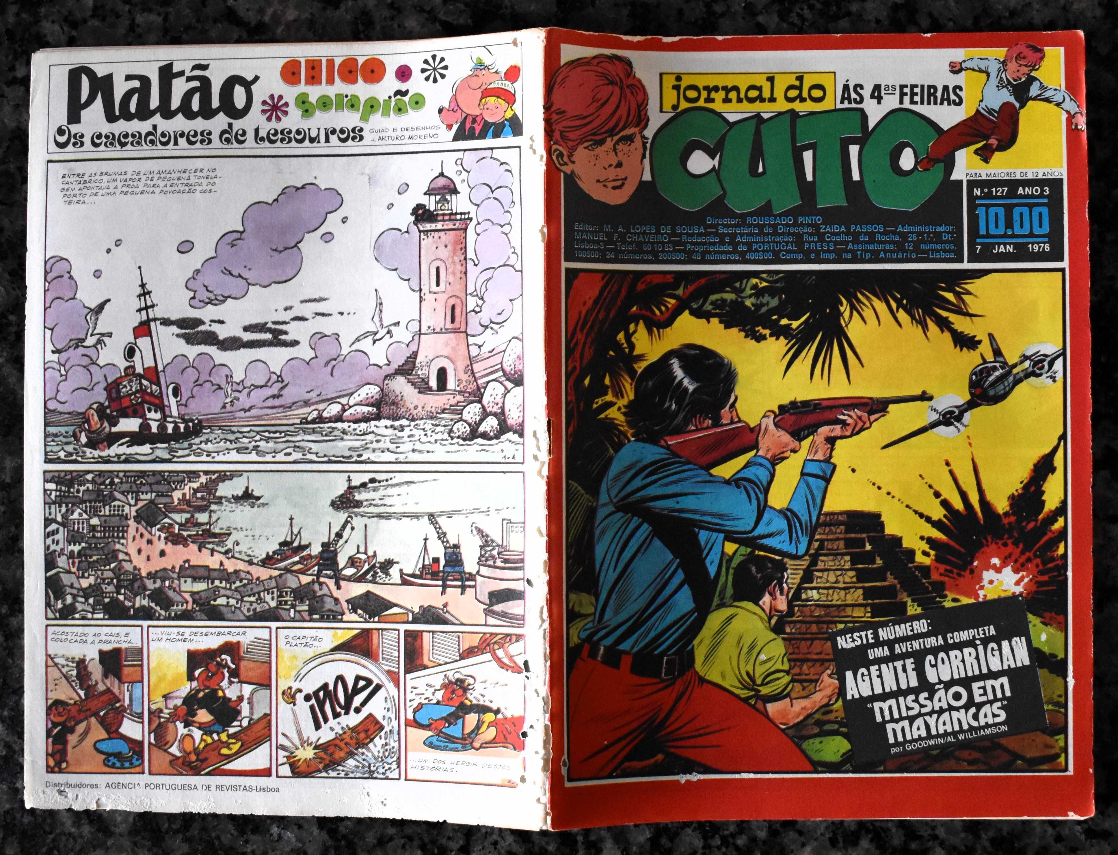 Lote 6 revistas "Jornal do Cuto" 2