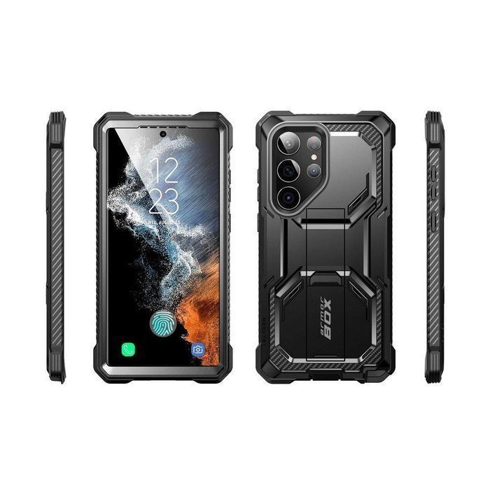 Supcase Armorbox Set 2 Etui Galaxy S23 Ultra Czarny