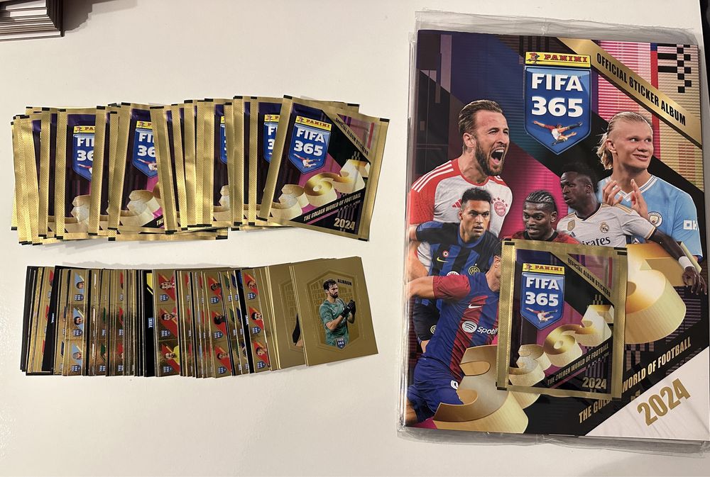 Cromos e cadernetas FIFA 365 de 2024 - Panini (121 diferentes)