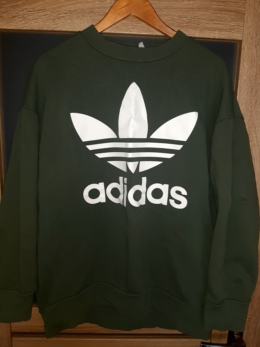 Bluza Adidas Originals Trefoil Crewneck Oversize