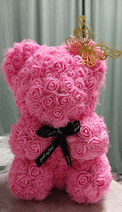 Мишка из роз(подарок для любого повода)