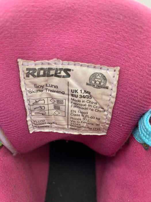 Patins de 4 rodas da serie Sou Luna, ajustáveis, com travão resistente