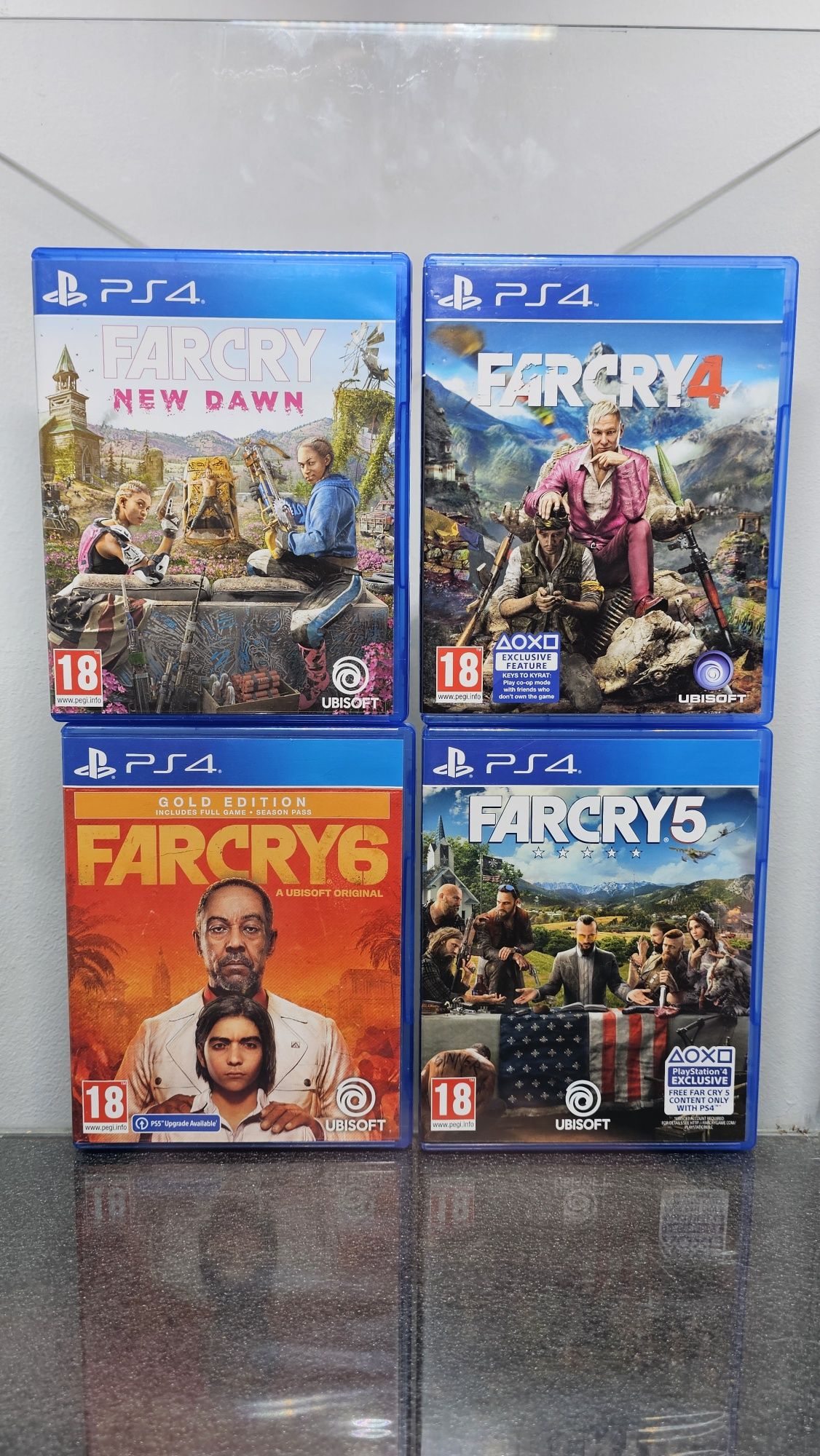 Pack 4X Farcry Far Cry 4 5 6 New Dawn PS4 PS5 PlayStation 4 5 VI