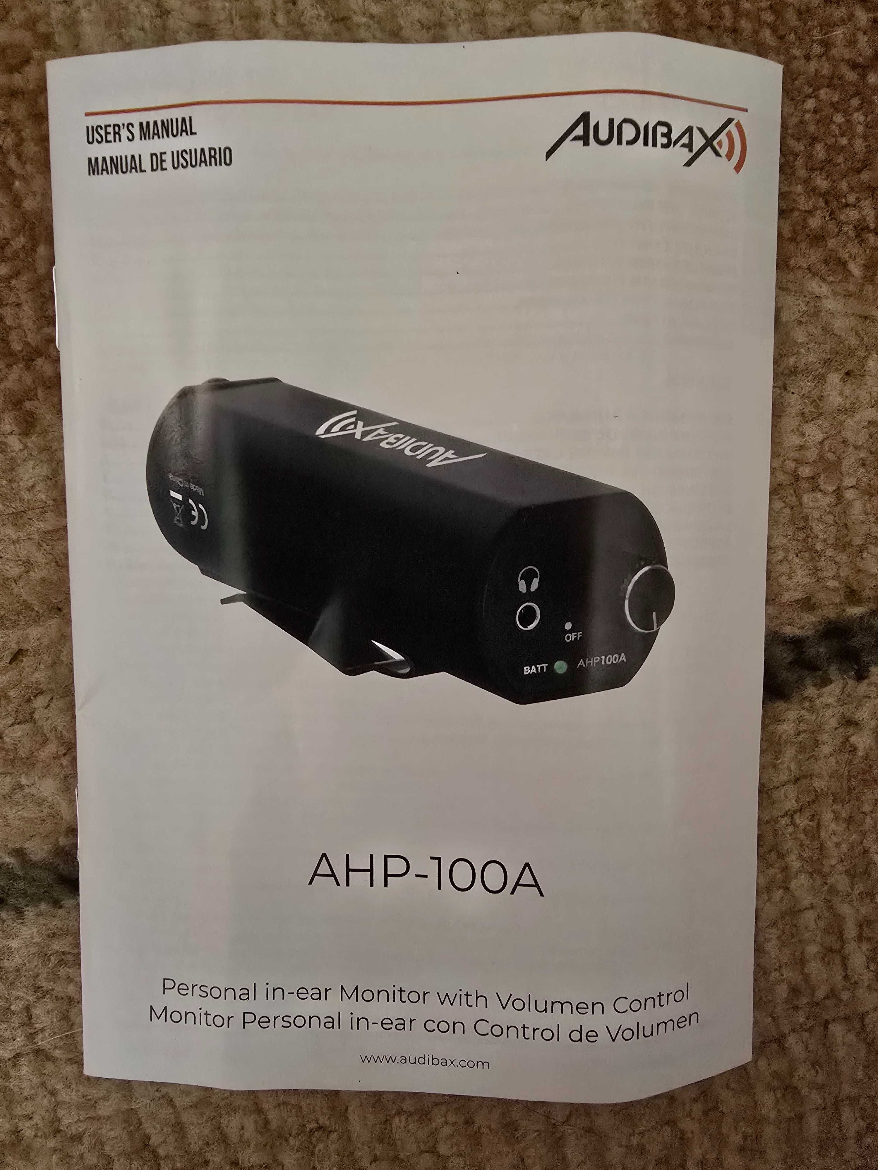 Audibax AHP-100P - Pasywny monitor osobisty