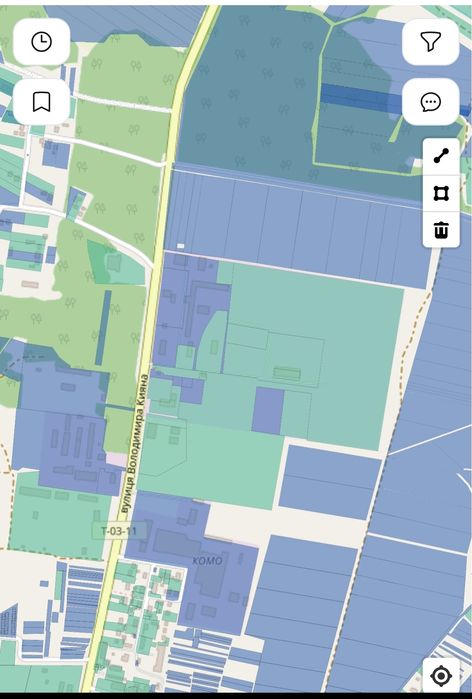 Продам земельну ділянку місто Ковель 3 га