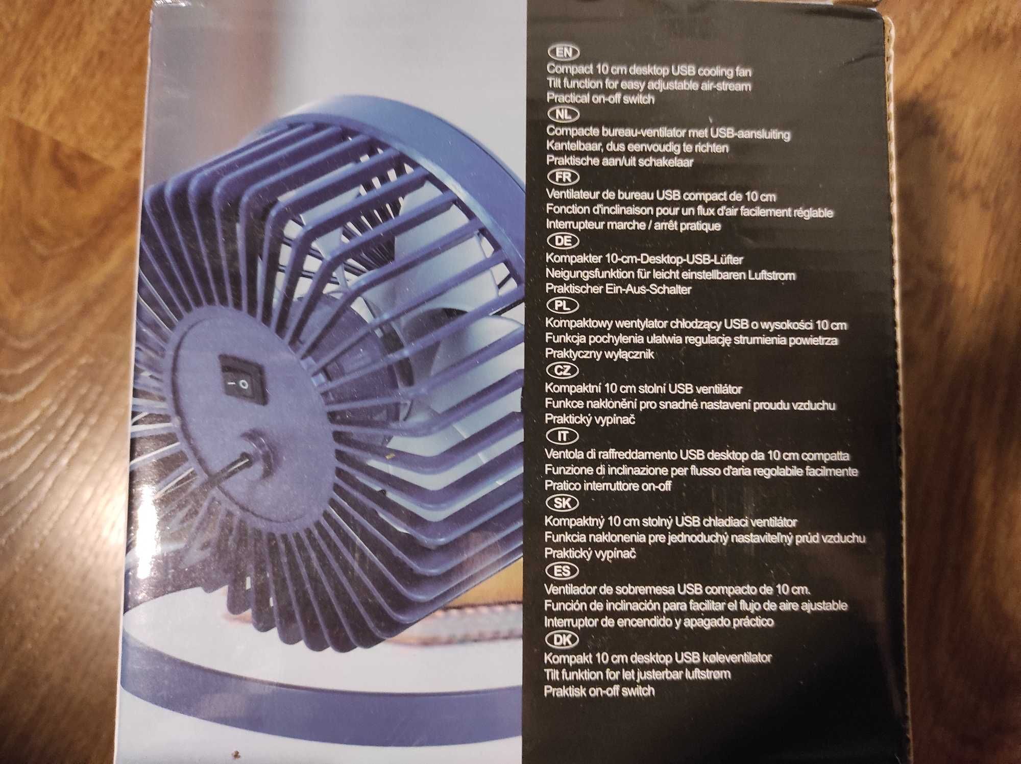 NOWY Kompaktowy wentylator chłodzący USB