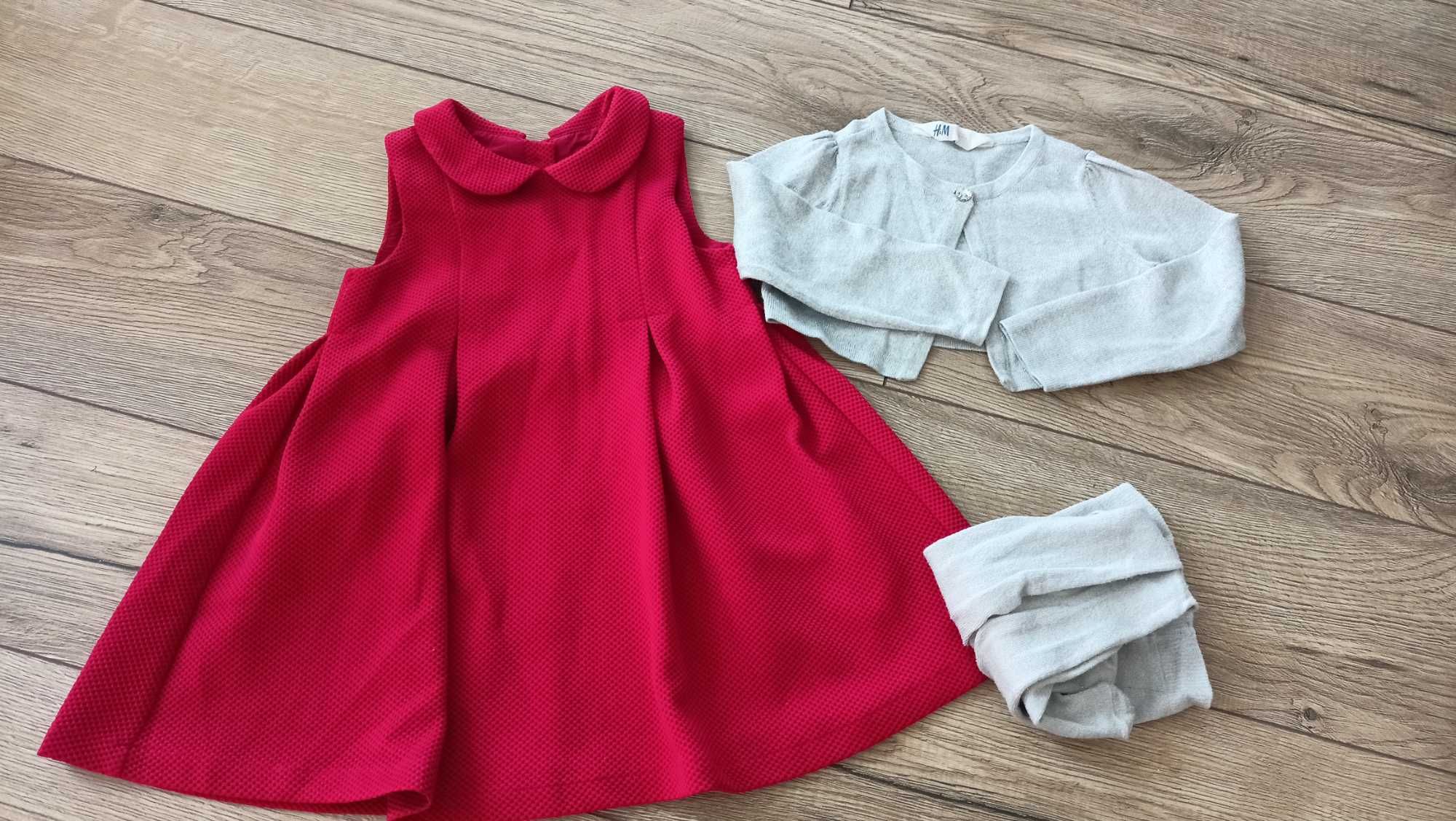 Sukienka czerwona 18-24m