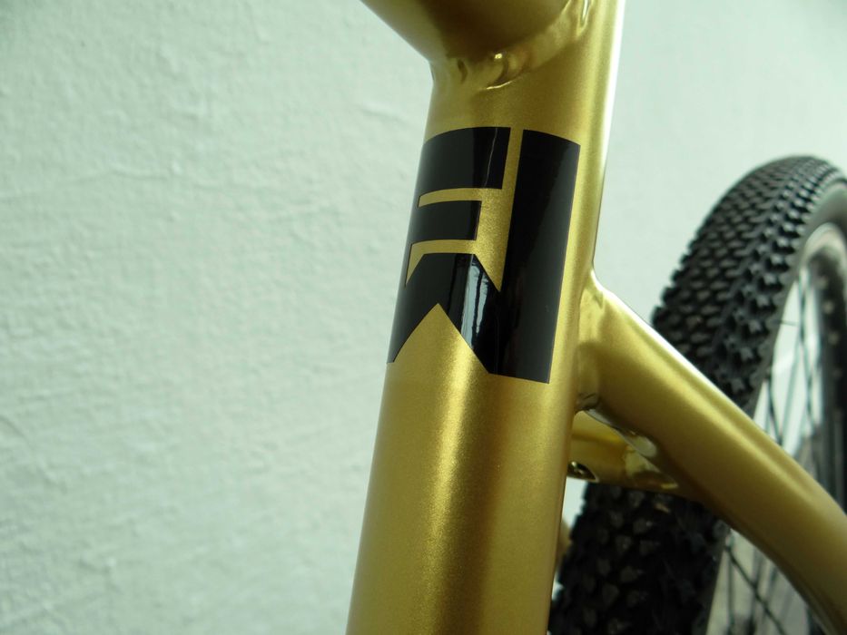 Rower FIXED WARSAW Gravel złoty, ale skromny... gravelowy