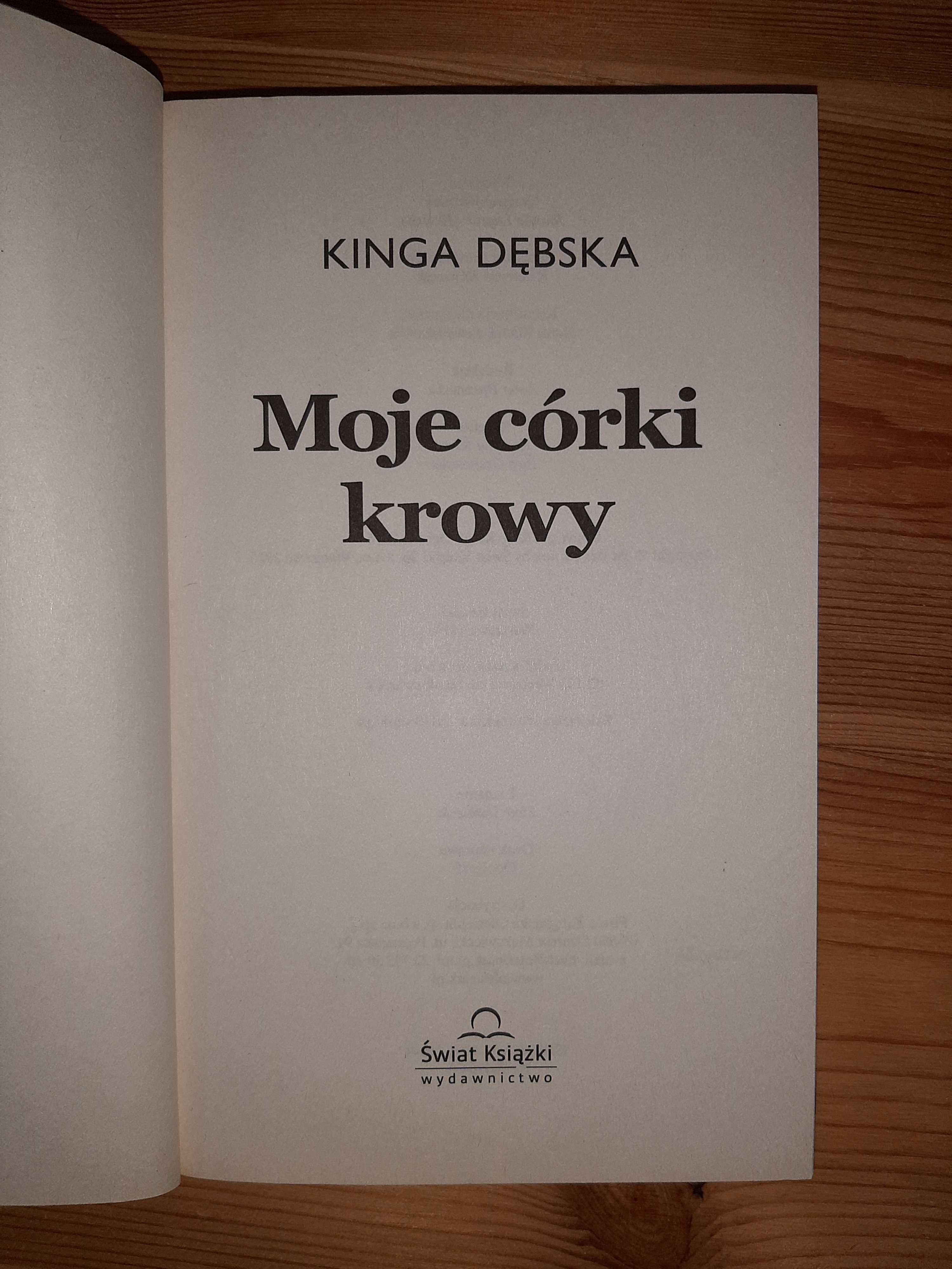 Książka " Moje córki krowy " Kinga Dębska