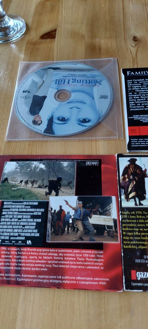 Filmy DVD 5szt za 5 zł