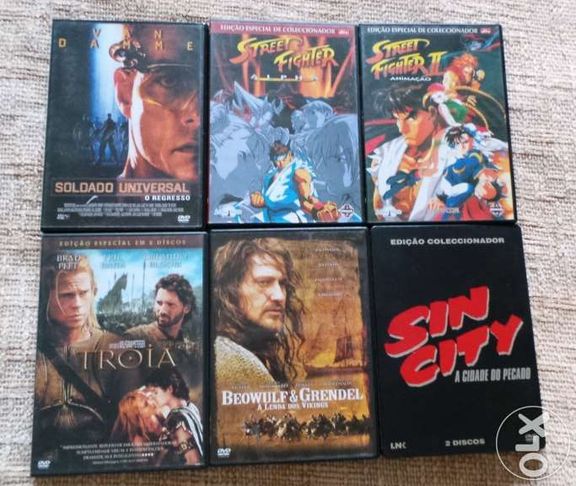 Vários filmes em DVD