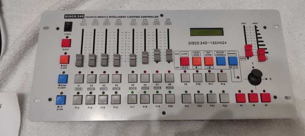 Controlador disco 240 DMX 512