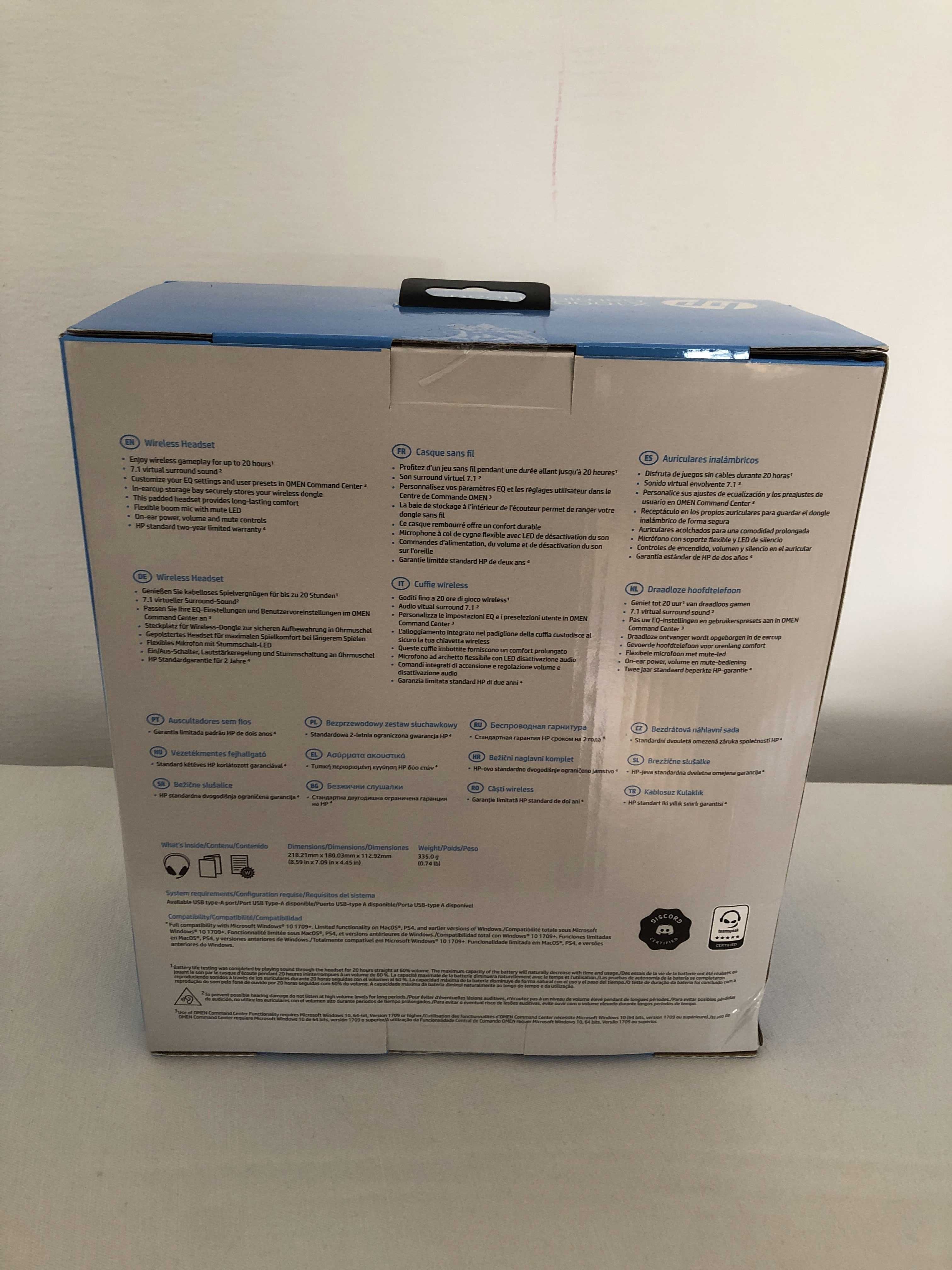 HP x1000 nowe sluchawki gamingowe bezprzewodowe zapakowane fabrycznie