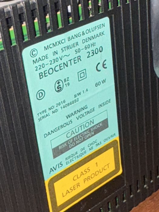 Jednostka Bang Olufsen b&o Beocenter 2300 cd tuner