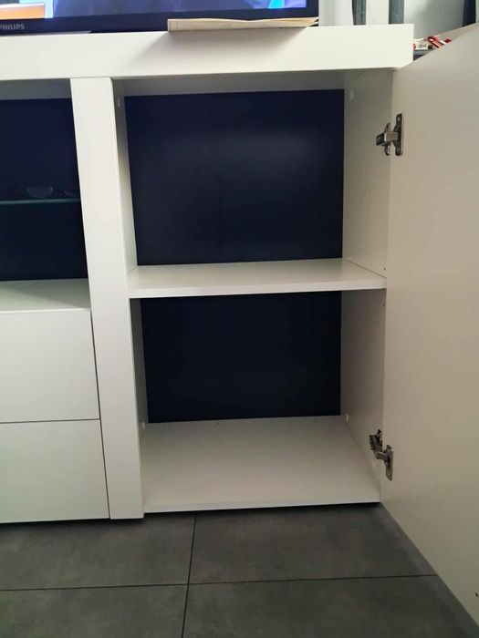 Komoda biała mat 156cm