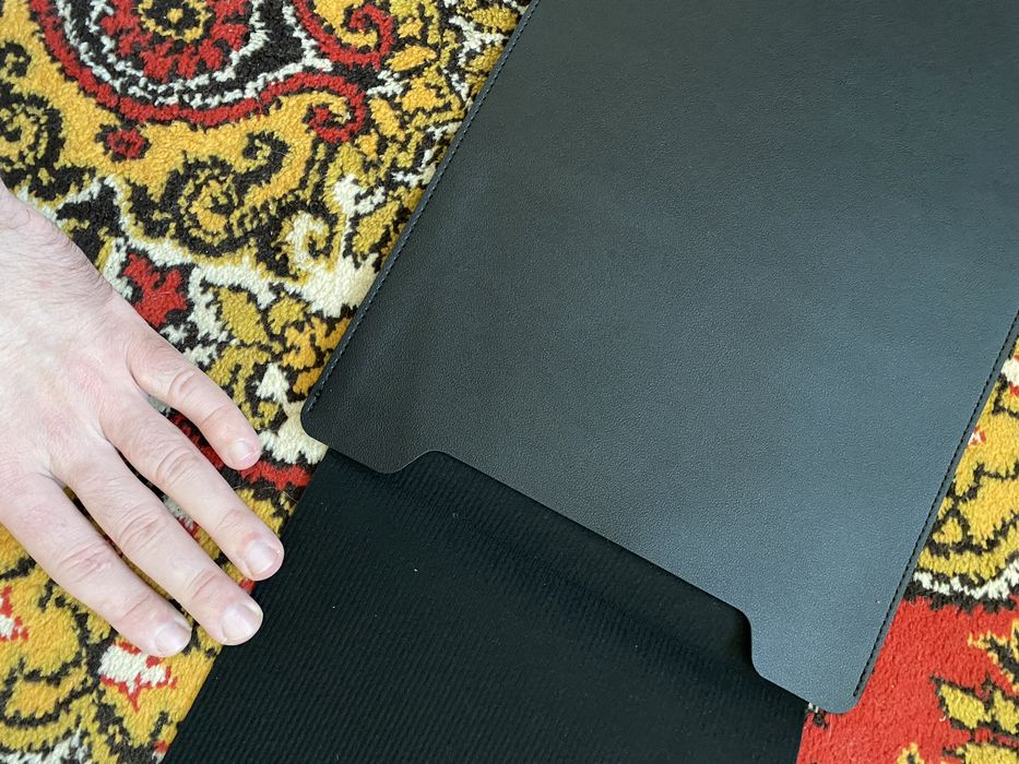 Кожаная сумка для Macbook Air Pro 13.3, чехол папка, накладка