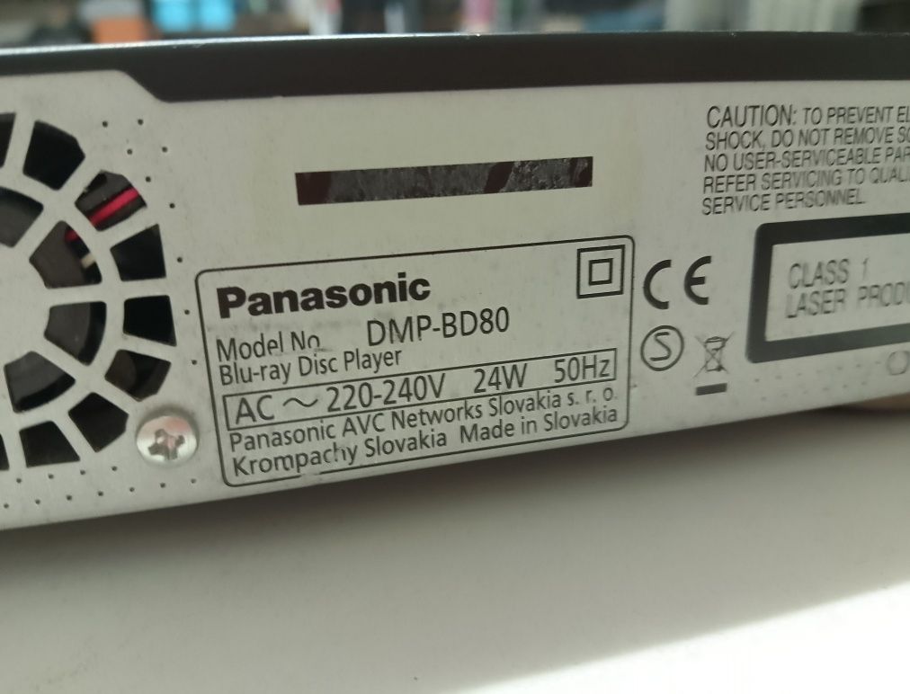 Odtwarzacz Blu-ray PANASONIC DMP-BD80