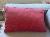 Fronha de almofada decorativa rosa