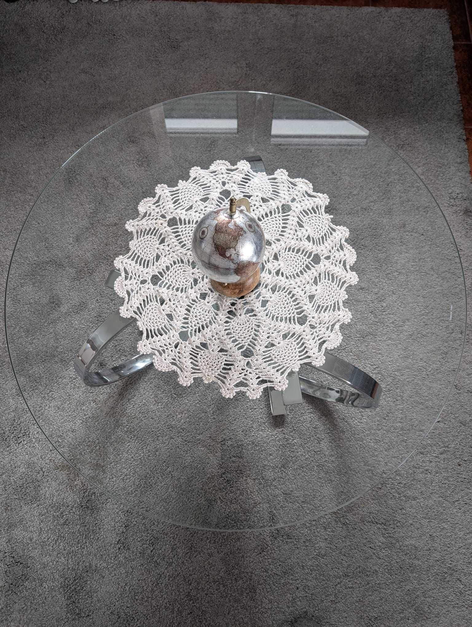 Mesa de centro em vidro temperado