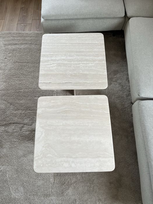 Stolik stół kawowy ława naturalny trawertyn kamienny marmur