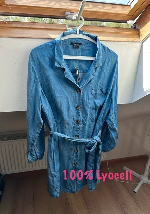 Sukienka z długim rękawem Lyocell XL