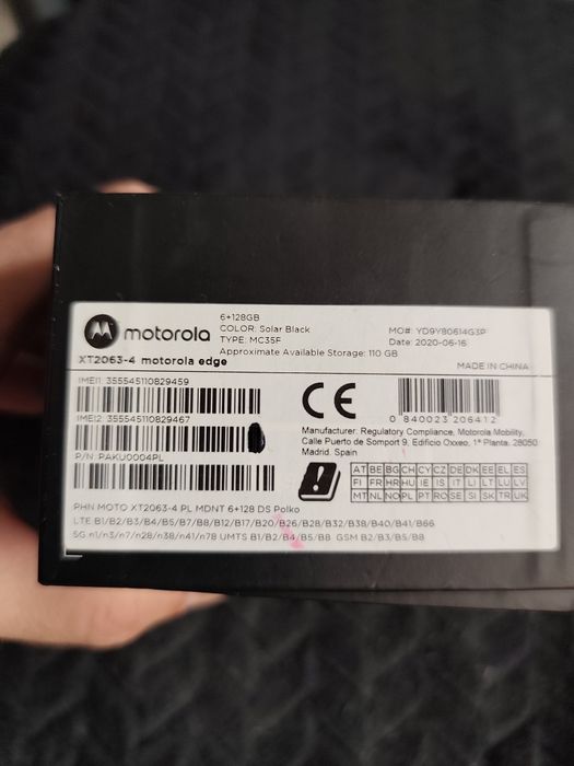 Sprzedam Motorolę edge