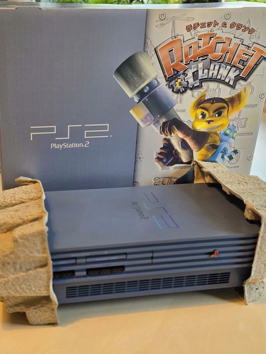 Sony  PlayStation 2 FAT SCPH-39000 TB w kolorze Toy Blue