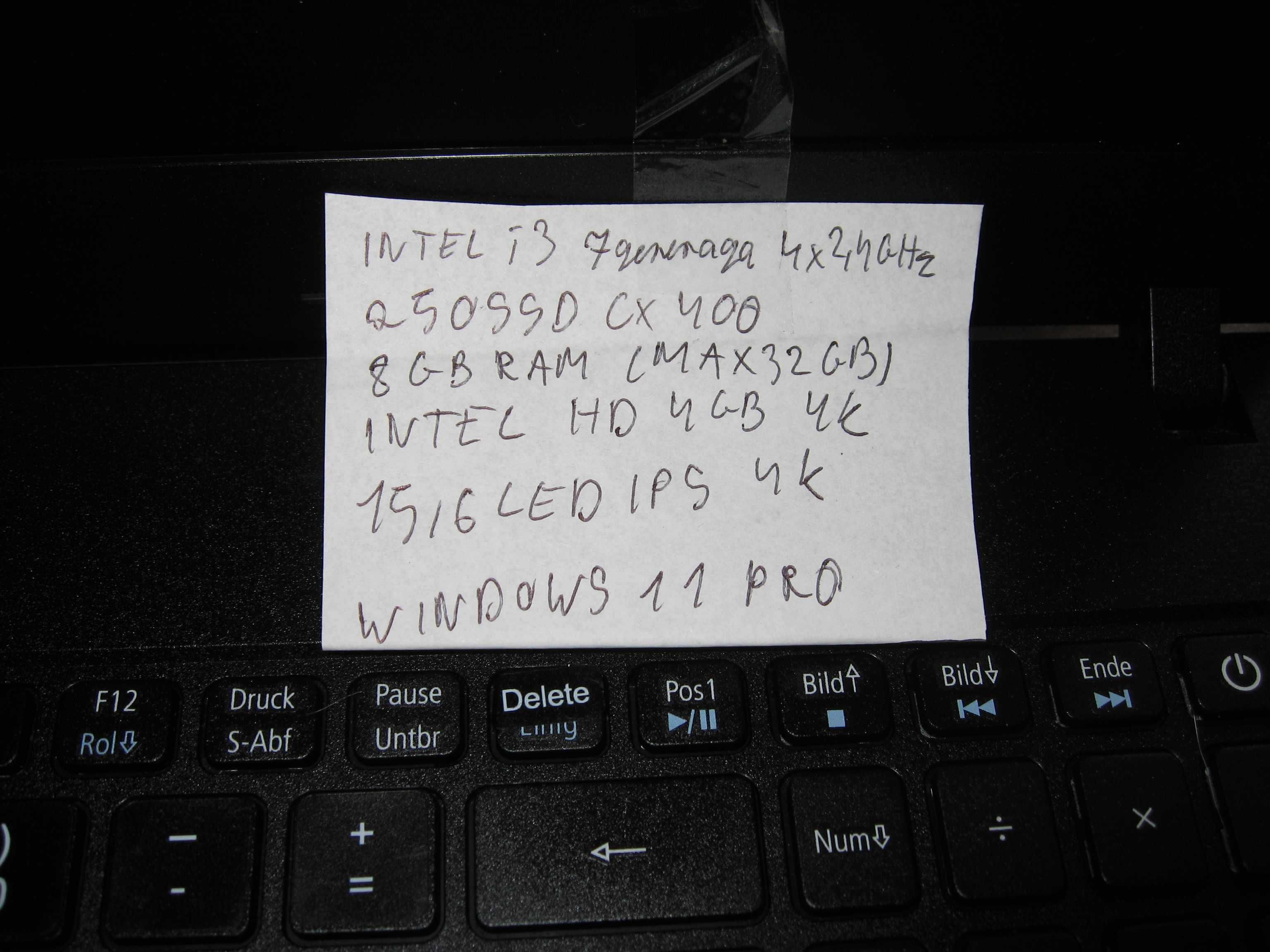 Nowy laptop tablet  Acer slim 15.6 ips  Intel core 7 . Gw mz etz