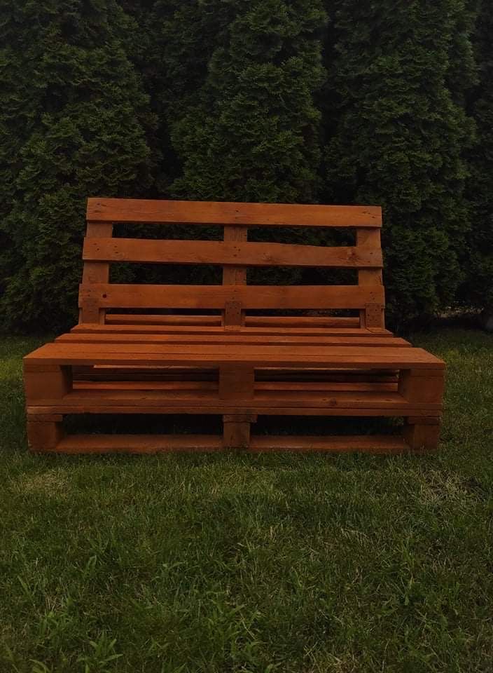 Fotele z palet drewniane
