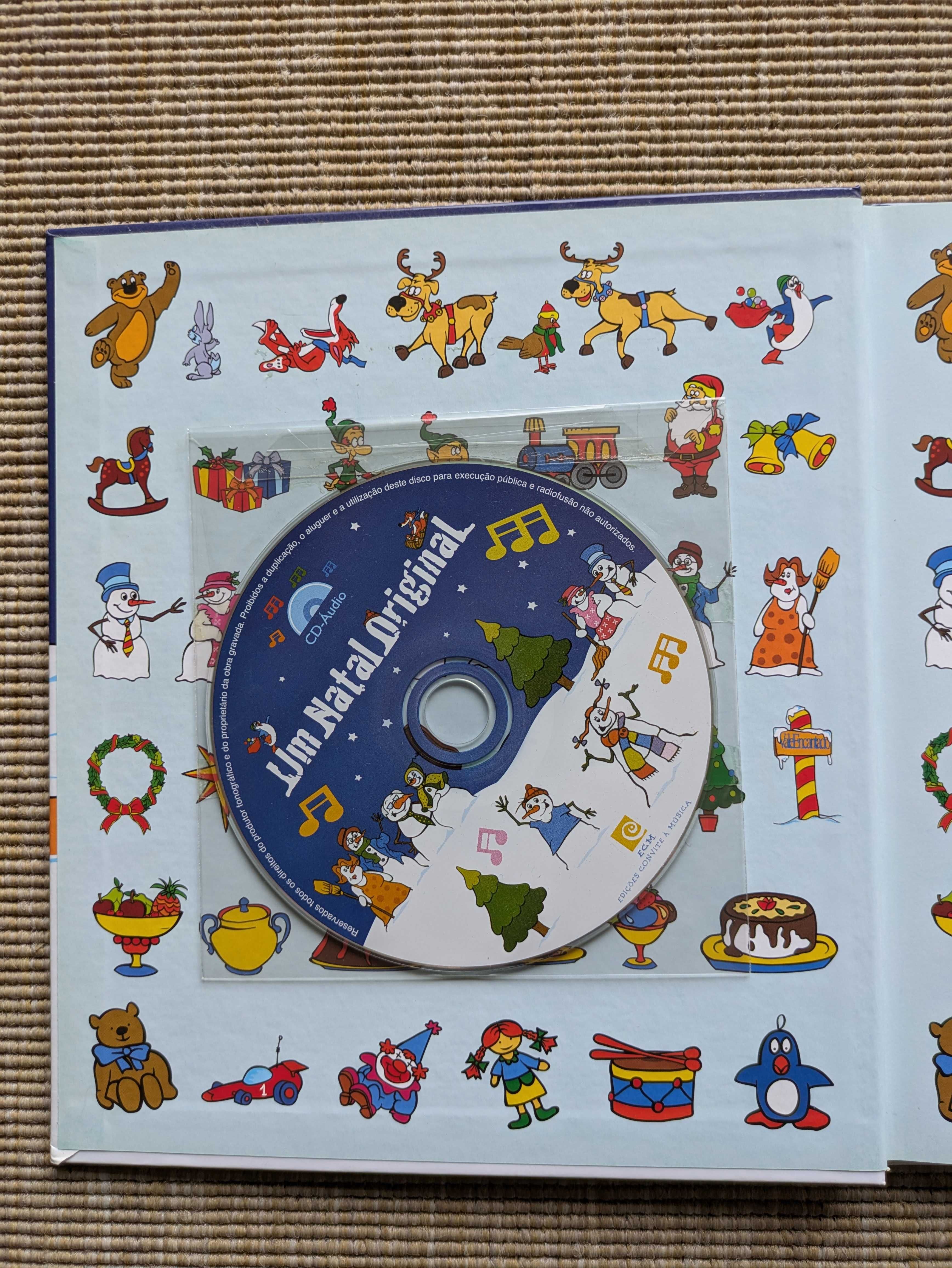 3 Livros Infantis com CD