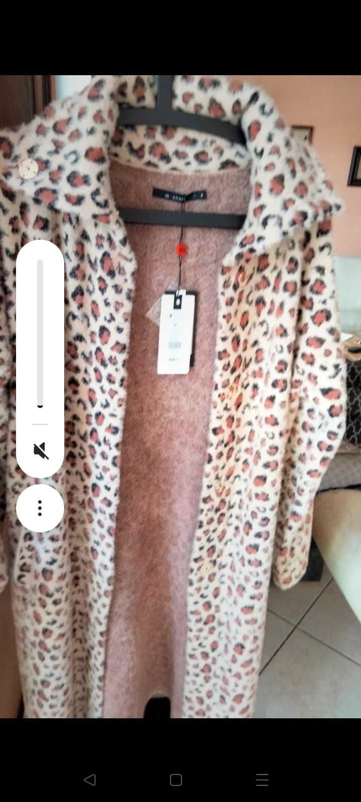 Kardigan alpaka panterka okazja M