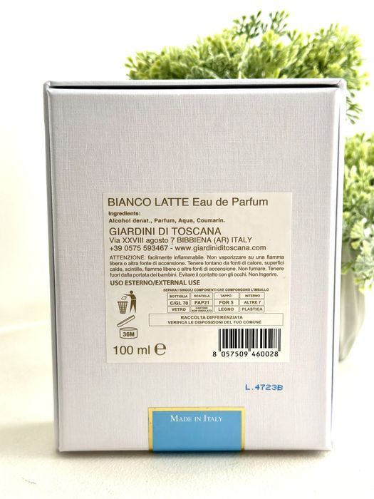 Оригінальні духи парфуми Giardini Di Toscana Bianco Latte