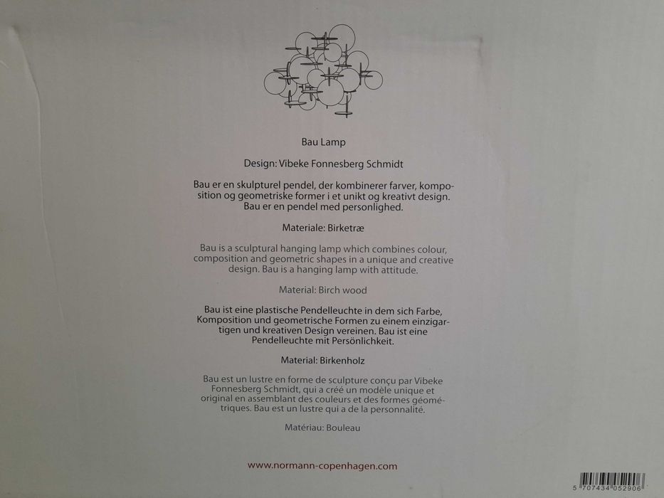 Candeeiro de design - Bau Pendant Lamp Normann COPENHAGEN small