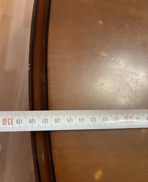 Стіл круглий дубовий